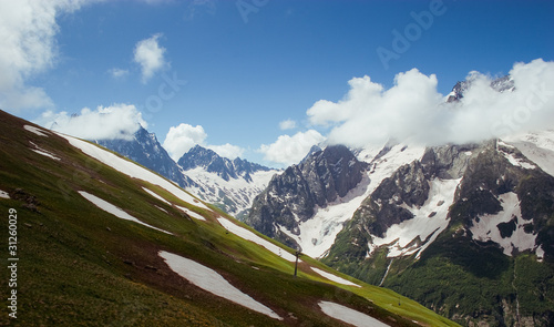 Caucasus Mountains. Region Dombay photo