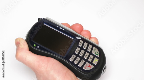 Wallpaper Mural HD - Credit Card Terminal_Green led Torontodigital.ca