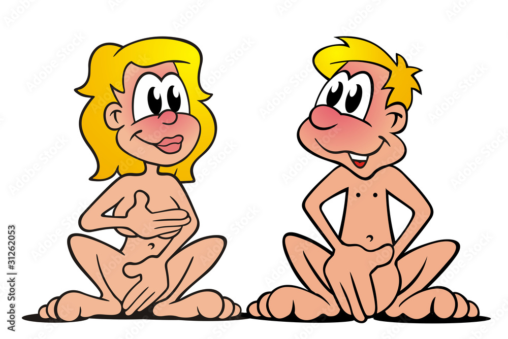 Obraz premium Adam & Eva