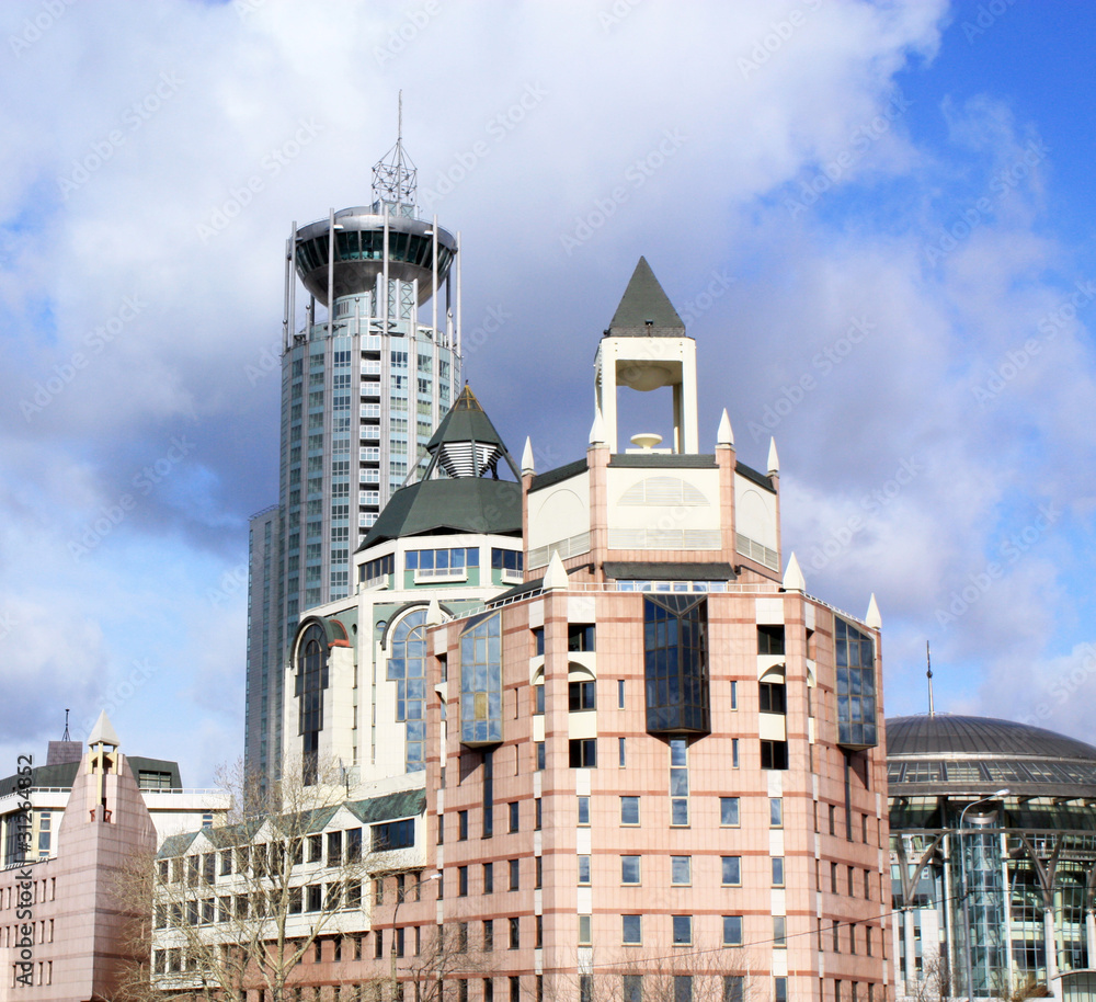 Fototapeta premium Complex of modern buildings