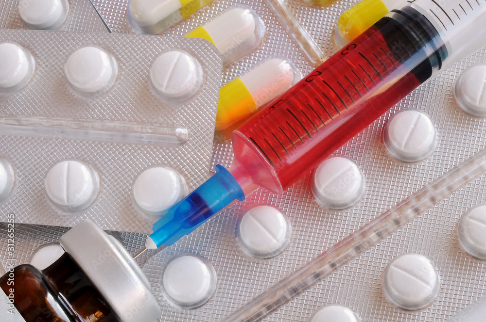 Disposable syringe with the vaccine