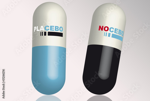 Fotografi Placebo and nocebo pills