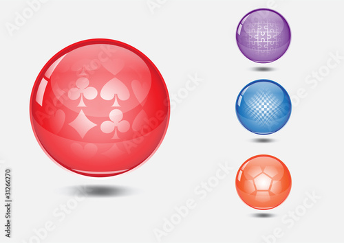 SET DI SFERE COLORATE