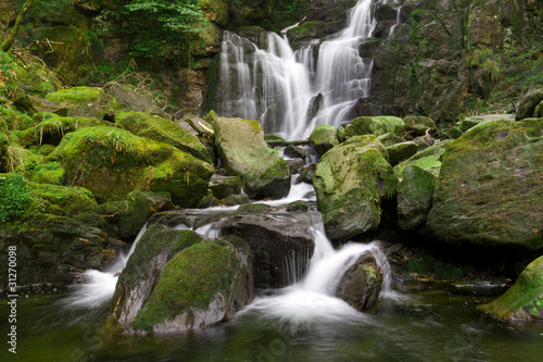 Fototapeta Naklejka Na Ścianę i Meble -  Torc waterfall in Killarney National Park - Ireland