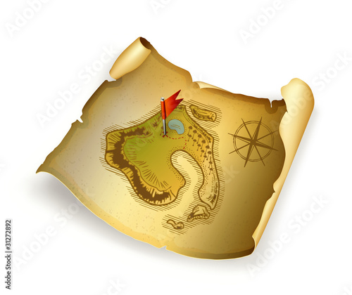 Old treasure map