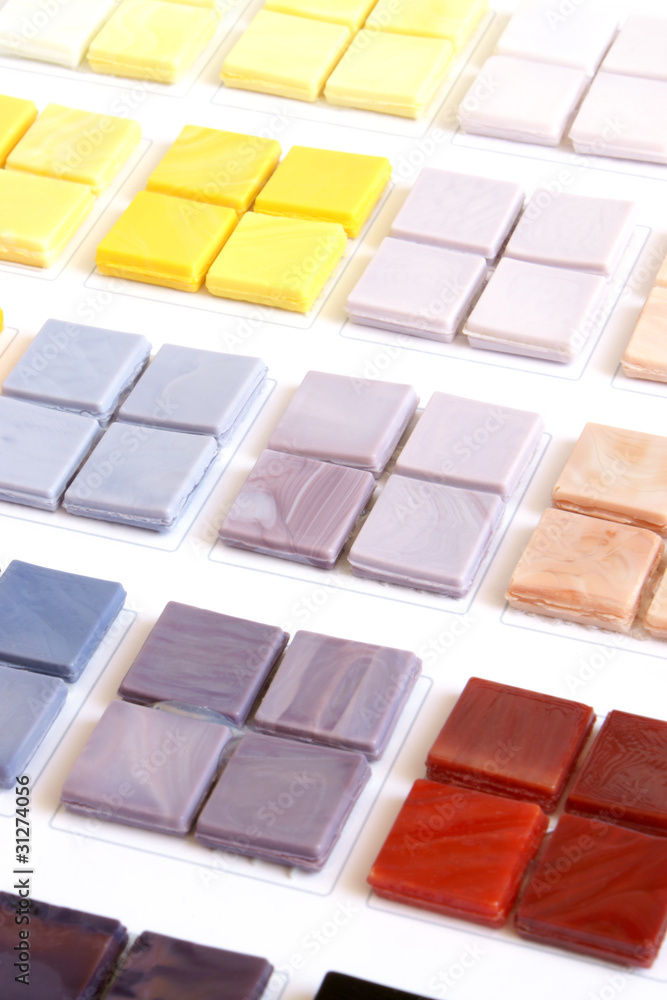 Fototapeta premium Collection ceramic tile