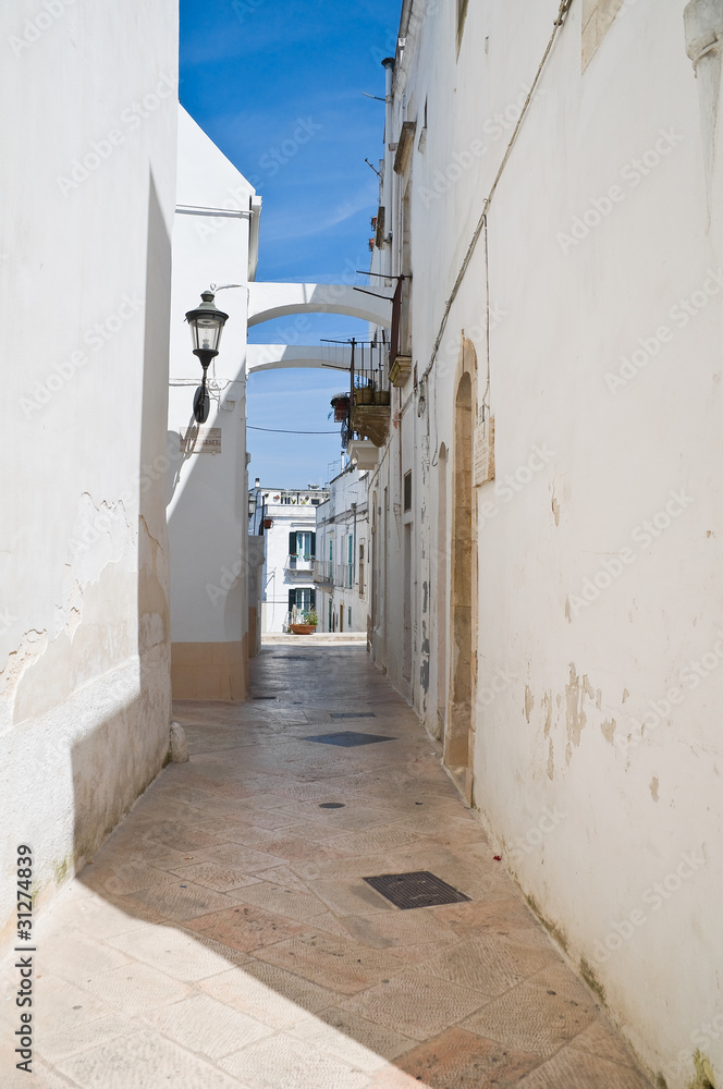Fototapeta premium Alleyway. Locorotondo. Apulia.