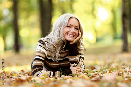 autumn woman