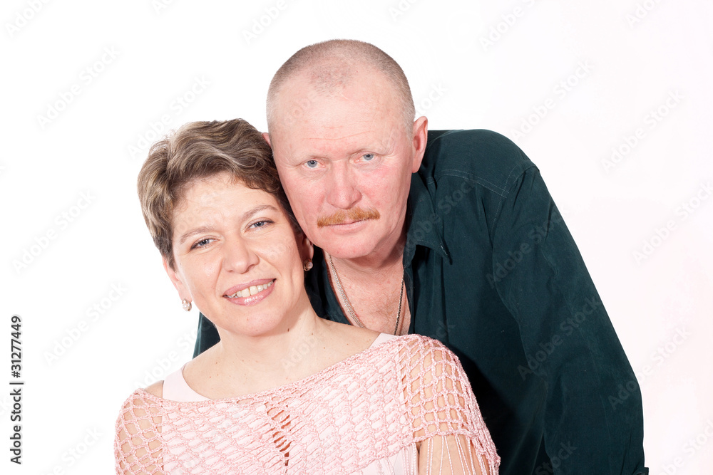 Portrait of mature adult couple