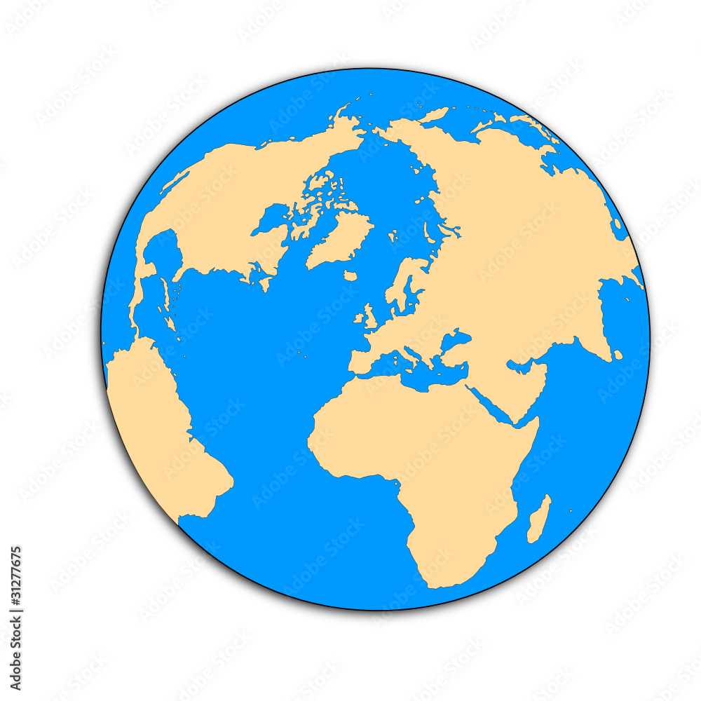 Fototapeta premium Globus