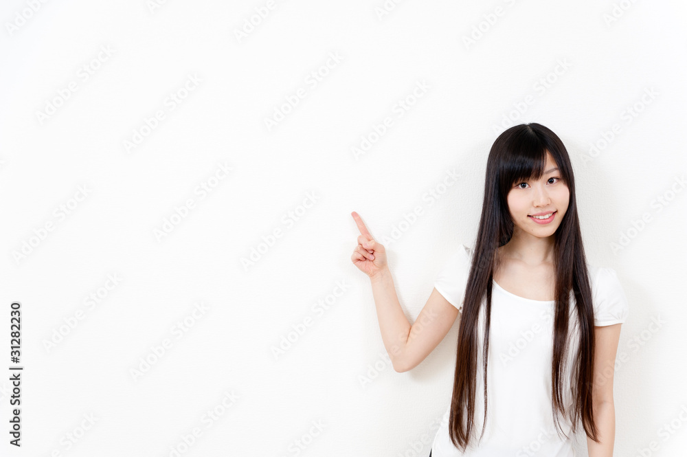 beautiful asian woman showing beautiful asian woman showing