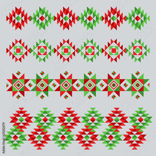 Abstract ornaments set