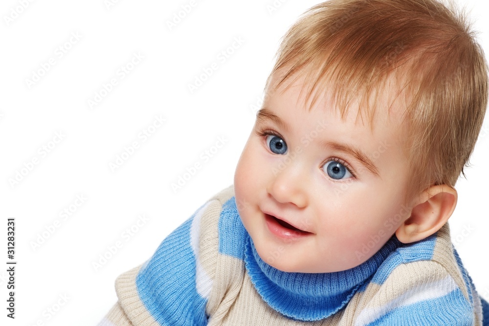 Close-up portrait of a beautiful baby Close-up portrait of a beautiful baby