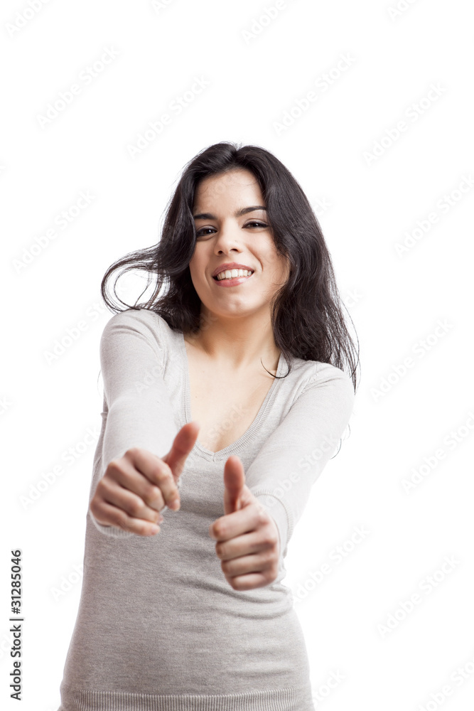 Confident young woman