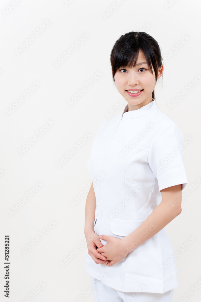 a portrait of beautiful asian nurse a portrait of beautiful asian nurse
