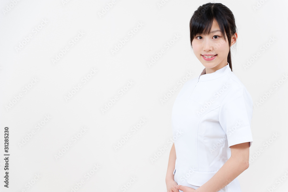 a portrait of beautiful asian nurse a portrait of beautiful asian nurse