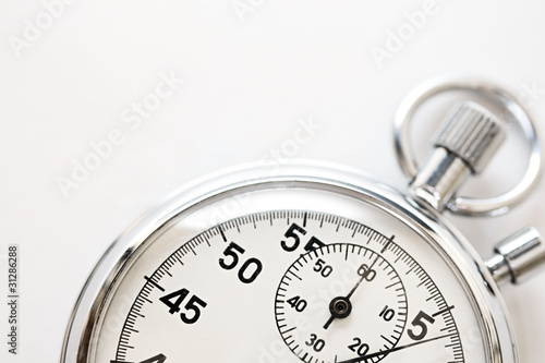 Stopwatch isolated on white