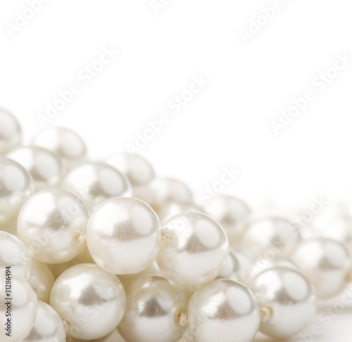 Pearl isolated on white