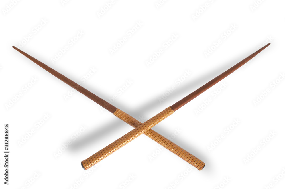 Chopsticks isolated on white Chopsticks isolated on white