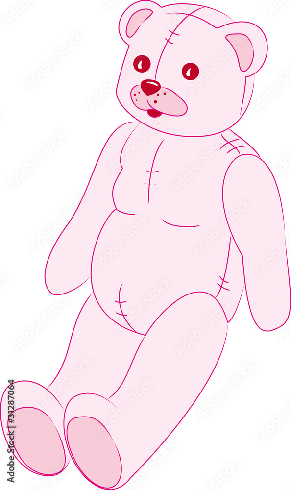 Pink teddy  bear