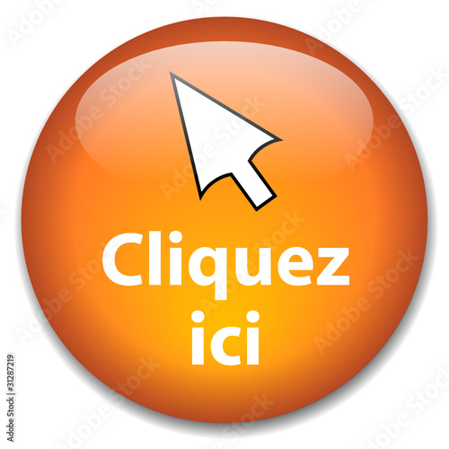 Bouton Web CLIQUEZ ICI (curseur icône connexion cliquer clic)