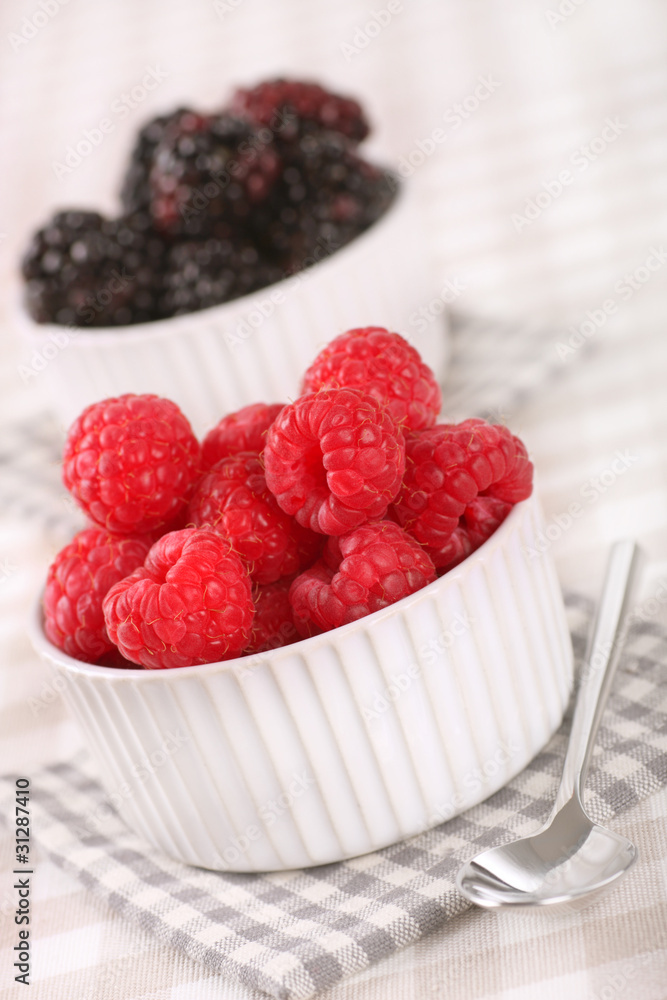 fresh raspberries and blackberries fresh raspberries and blackberries