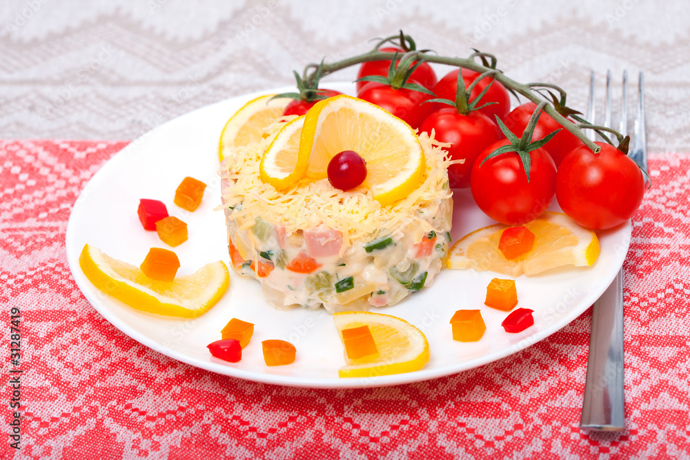 Salad of vegetables Salad of vegetables