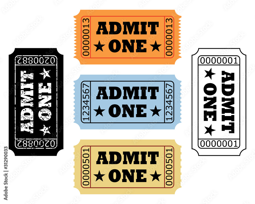 Fotografie movie tickets