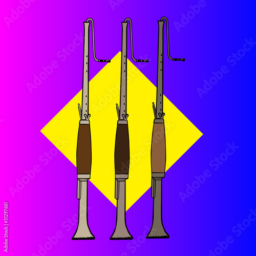 traditional wind instrument vector