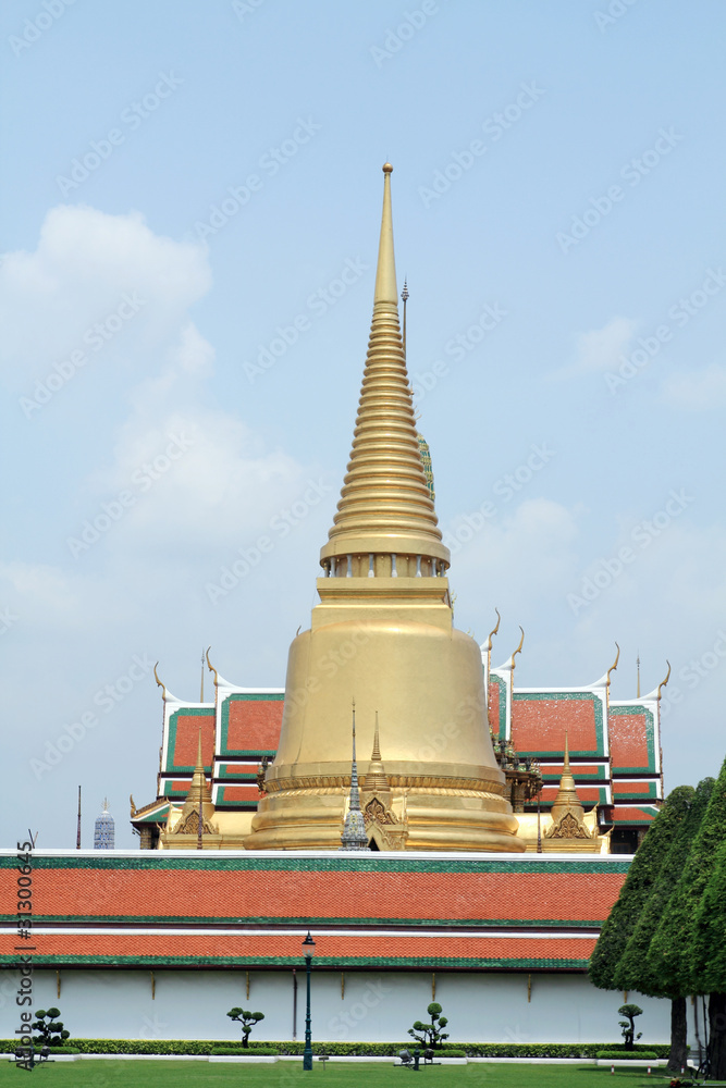 Fototapeta premium Watprakeaw in bangkok.