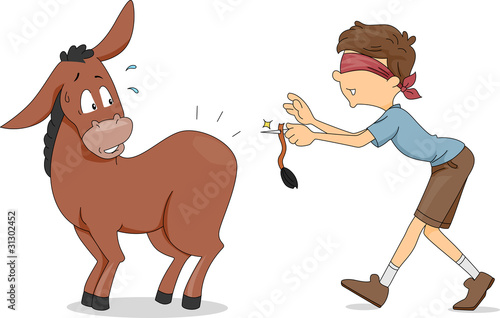 Pin the Donkey's Tail