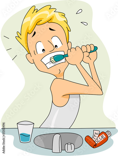 Toothpaste Glue