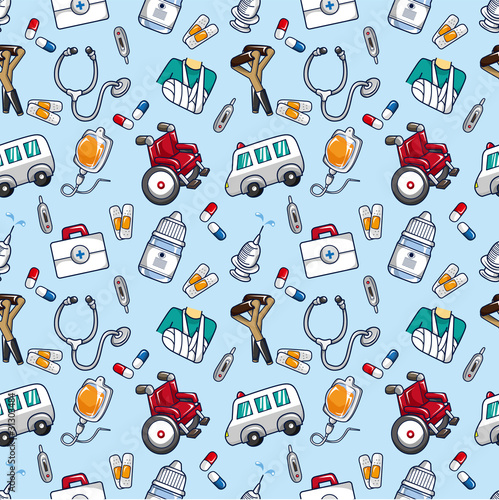 seamless doctor pattern