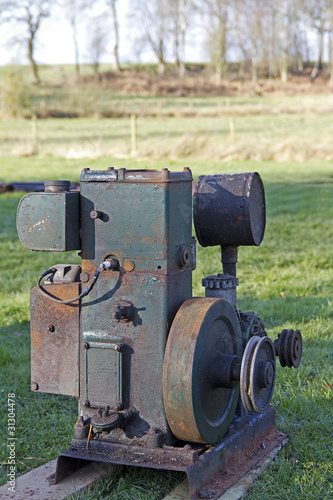 Old stationary engine