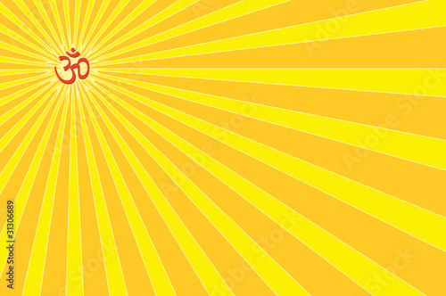 Aum (Om) the holy motif