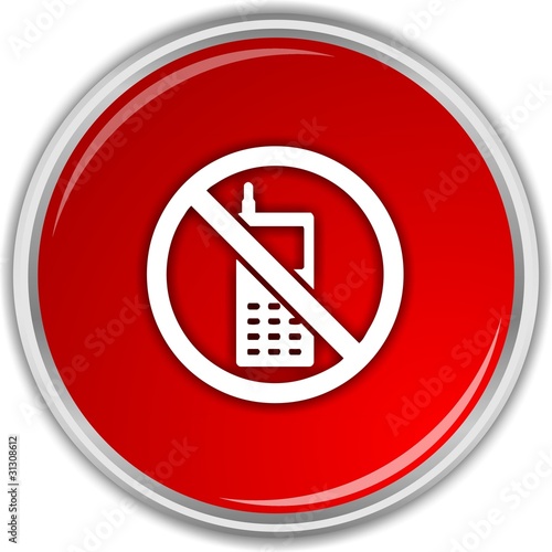 bouton téléphone interdit