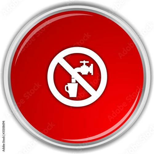 bouton eau non potable