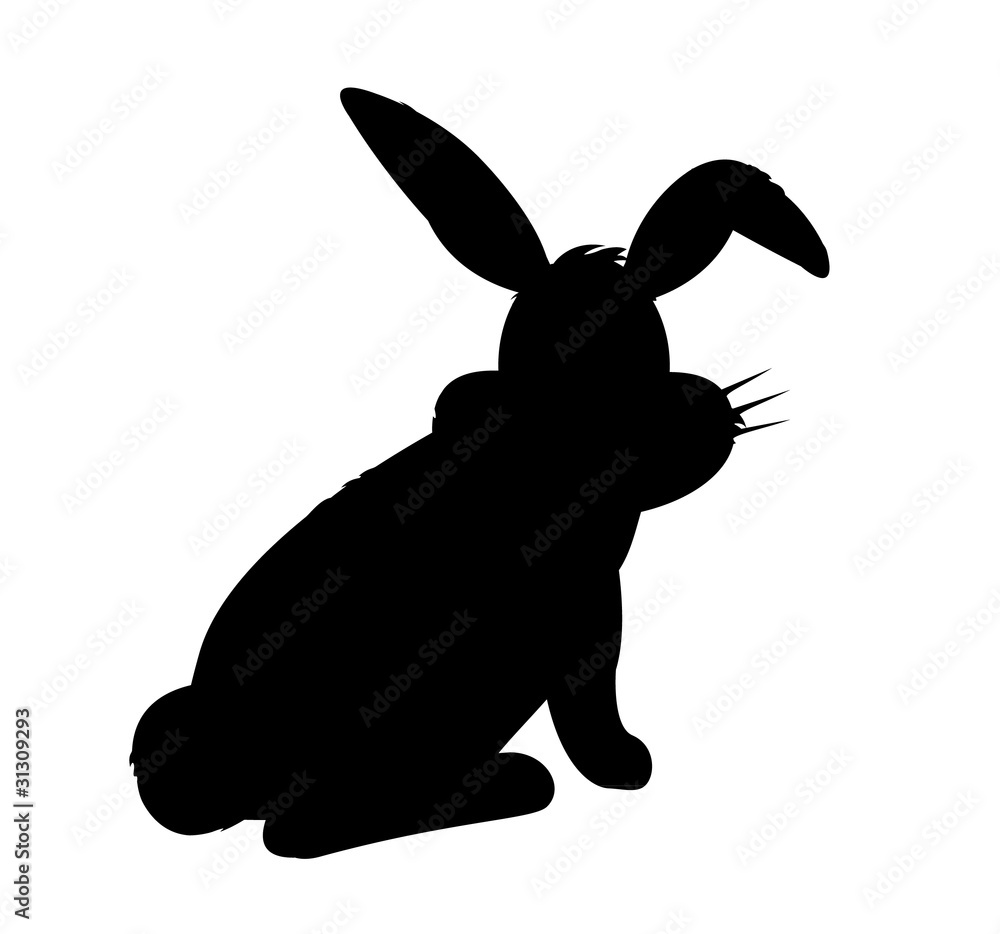 Rabbit Silhouette