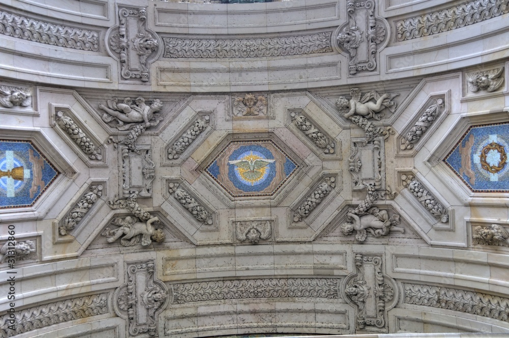 Obraz premium Berliner Dom Innenaufnahme