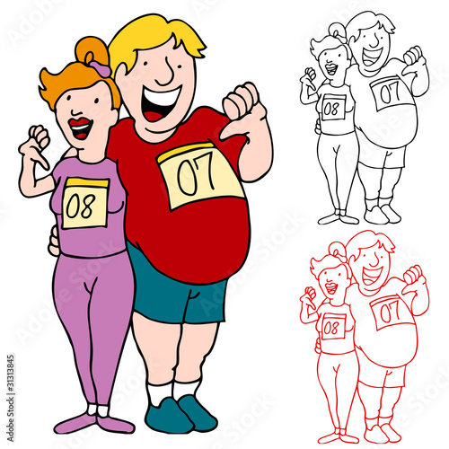 Couple Join Marathon to Lose Weight