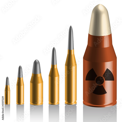 Set of bullets