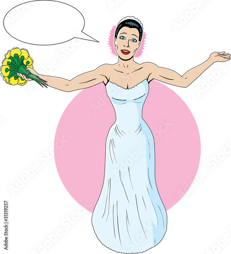 Bewildered Bride, talking about her frustration