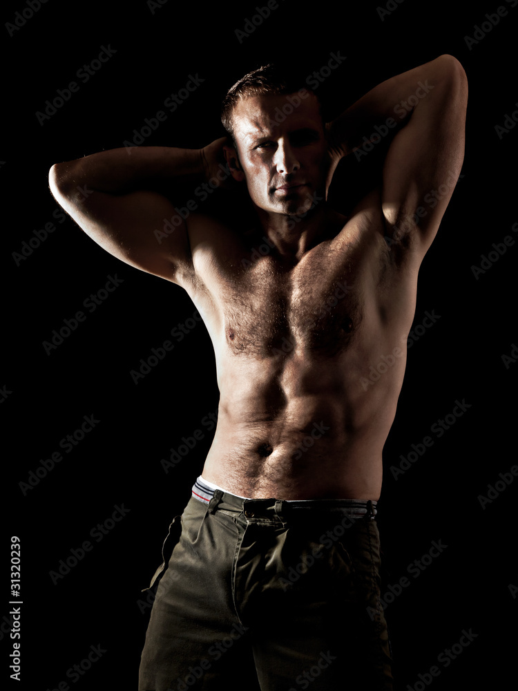 Fototapeta premium handsome muscle man