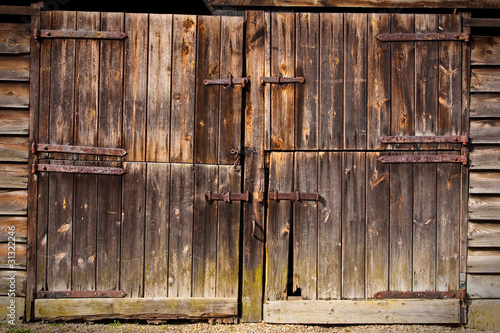 Obraz na płótnie Rustic barn door