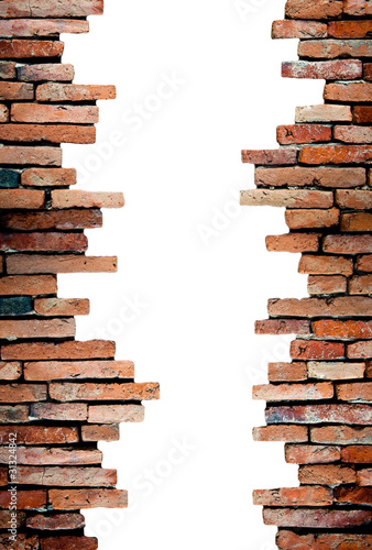 porous wall for background