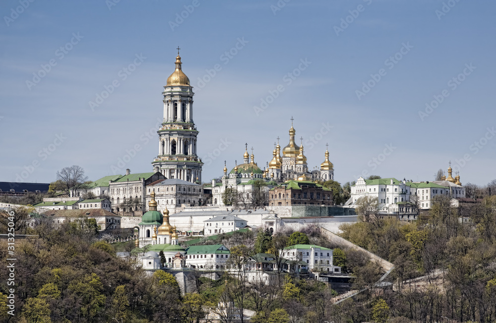 View of Kiev-Pechersk Lavra Monastery