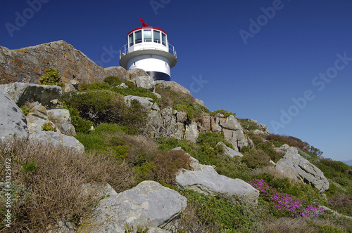 Lighthouse at the Cape of Good Hope in South Africa
