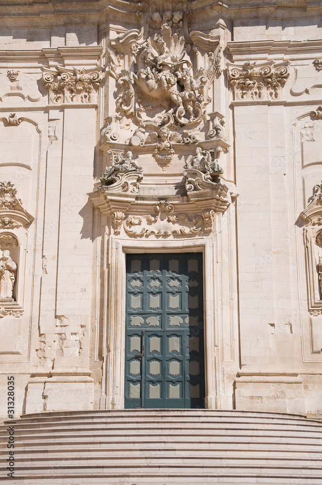 Fototapeta premium St. Martino Basilica. Martina Franca. Apulia.