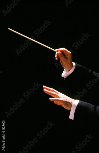 conductor with baton