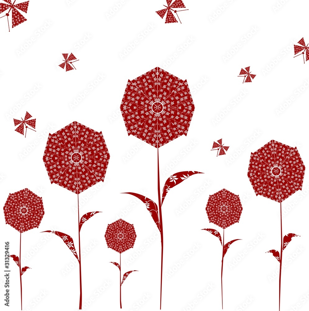 flower and butterfly flower and butterfly